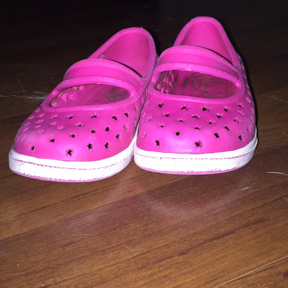 Pink shoes